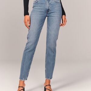 Abercrombie & Fitch Women's Straight Leg Blue Jeans